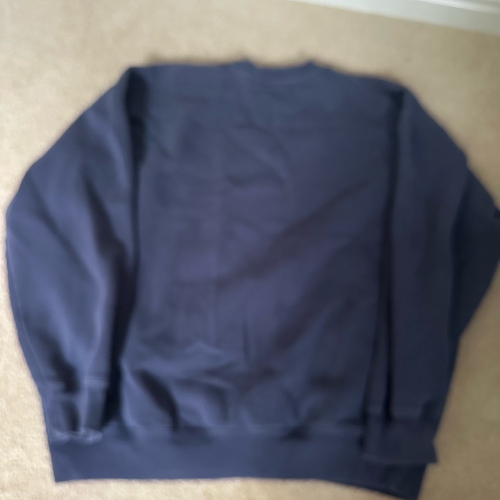 Brandy Melville Blue Crewneck Sweater New York Print - Picture 3 of 4